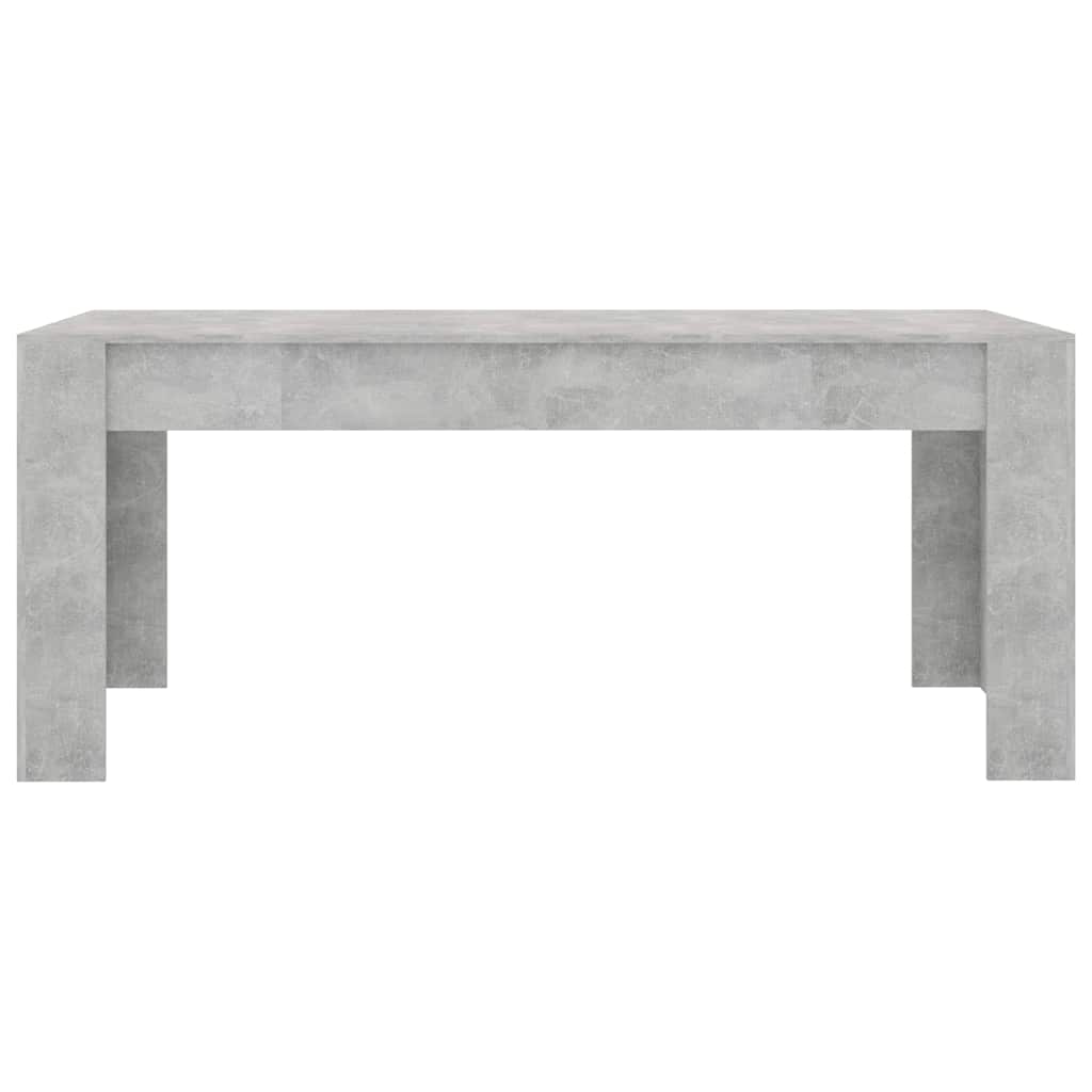 Τραπεζαρία Γκρι του Σκυροδέματος 180x90x76 εκ. από Μοριοσανίδα
