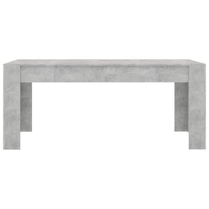 Τραπεζαρία Γκρι του Σκυροδέματος 180x90x76 εκ. από Μοριοσανίδα