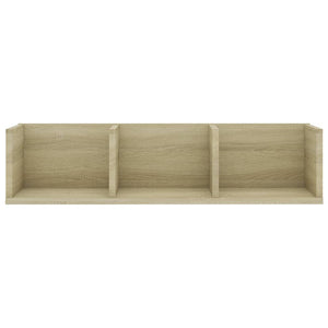 Ράφι Τοίχου για CD Sonoma Δρυς 75 x 18 x 18 εκ. από Επεξ. Ξύλο - Pakobazaar