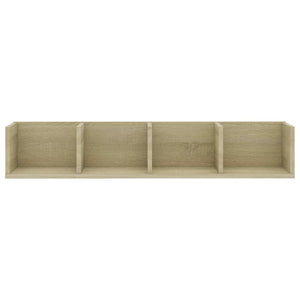 Ράφι Τοίχου για CD Sonoma Δρυς 100 x 18 x 18 εκ. από Επεξ. Ξύλο - Pakobazaar