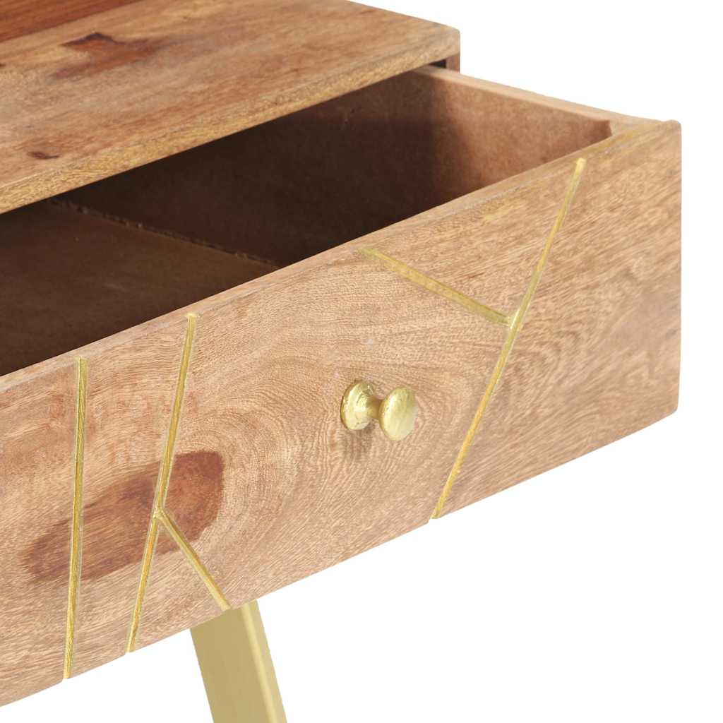 Τραπεζάκι Σαλονιού 95x50x42 εκ. από Μασίφ Ξύλο