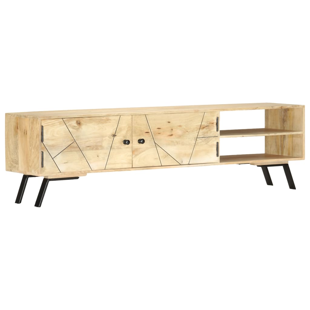 Έπιπλο Τηλεόρασης 140 x 30 x 40 εκ. από Μασίφ Ξύλο Μάνγκο - PAKOBAZAAR