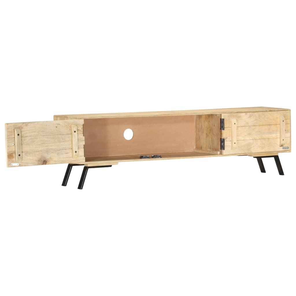 Έπιπλο Τηλεόρασης 140 x 30 x 40 εκ. από Μασίφ Ξύλο Μάνγκο - PAKOBAZAAR