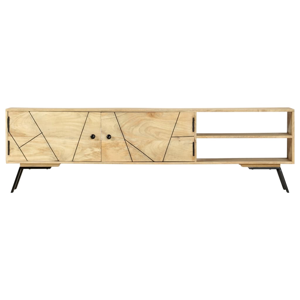 Έπιπλο Τηλεόρασης 140 x 30 x 40 εκ. από Μασίφ Ξύλο Μάνγκο - PAKOBAZAAR