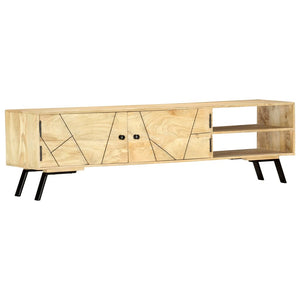 Έπιπλο Τηλεόρασης 140 x 30 x 40 εκ. από Μασίφ Ξύλο Μάνγκο - PAKOBAZAAR