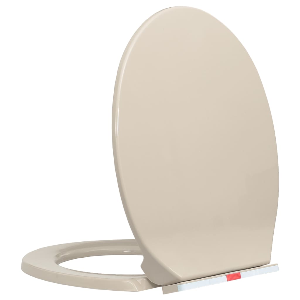 Κάλυμμα Λεκάνης με Soft Close &amp; Quick Release Οβάλ Βερικοκί