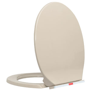 Κάλυμμα Λεκάνης με Soft Close &amp; Quick Release Οβάλ Βερικοκί