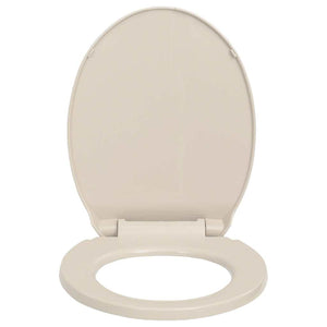 Κάλυμμα Λεκάνης με Soft Close &amp; Quick Release Οβάλ Βερικοκί