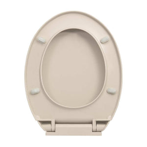 Κάλυμμα Λεκάνης με Soft Close &amp; Quick Release Οβάλ Βερικοκί