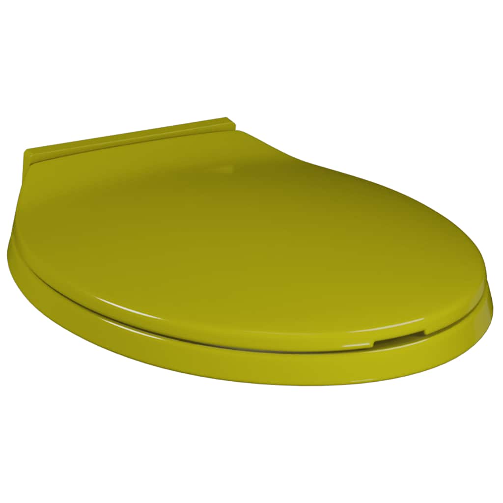 Κάλυμμα Λεκάνης με Μηχανισμό Soft Close Οβάλ Πράσινο - PAKOBAZAAR