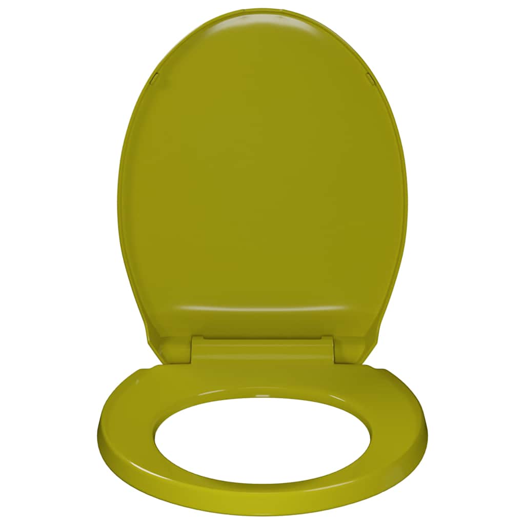 Κάλυμμα Λεκάνης με Soft Close &amp; Quick Release Οβάλ Πράσινο