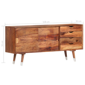 Έπιπλο Τηλεόρασης 118x30x55 εκ. από Μασίφ Ξύλο - Pakobazaar