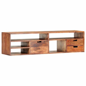 Έπιπλο Τηλεόρασης 140x30x35 εκ. από Μασίφ Ξύλο