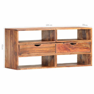 Έπιπλο Τηλεόρασης 160x30x45 εκ. από Μασίφ Ξύλο