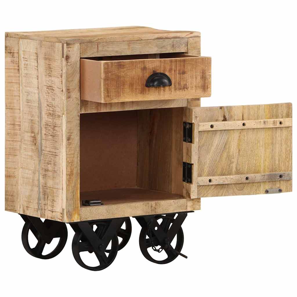 Κομοδίνο 40 x 30 x 57 εκ από Μασίφ Ξύλο Μάνγκο