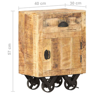 Κομοδίνο 40 x 30 x 57 εκ από Μασίφ Ξύλο Μάνγκο