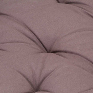 Μαξιλάρα Δαπέδου / Παλέτας Taupe 120 x 40 x 7 εκ. Βαμβακερή