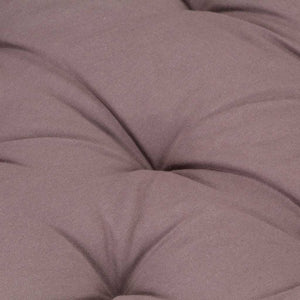 Μαξιλάρα Δαπέδου / Παλέτας Taupe 120 x 80 x 10 εκ. Βαμβακερή