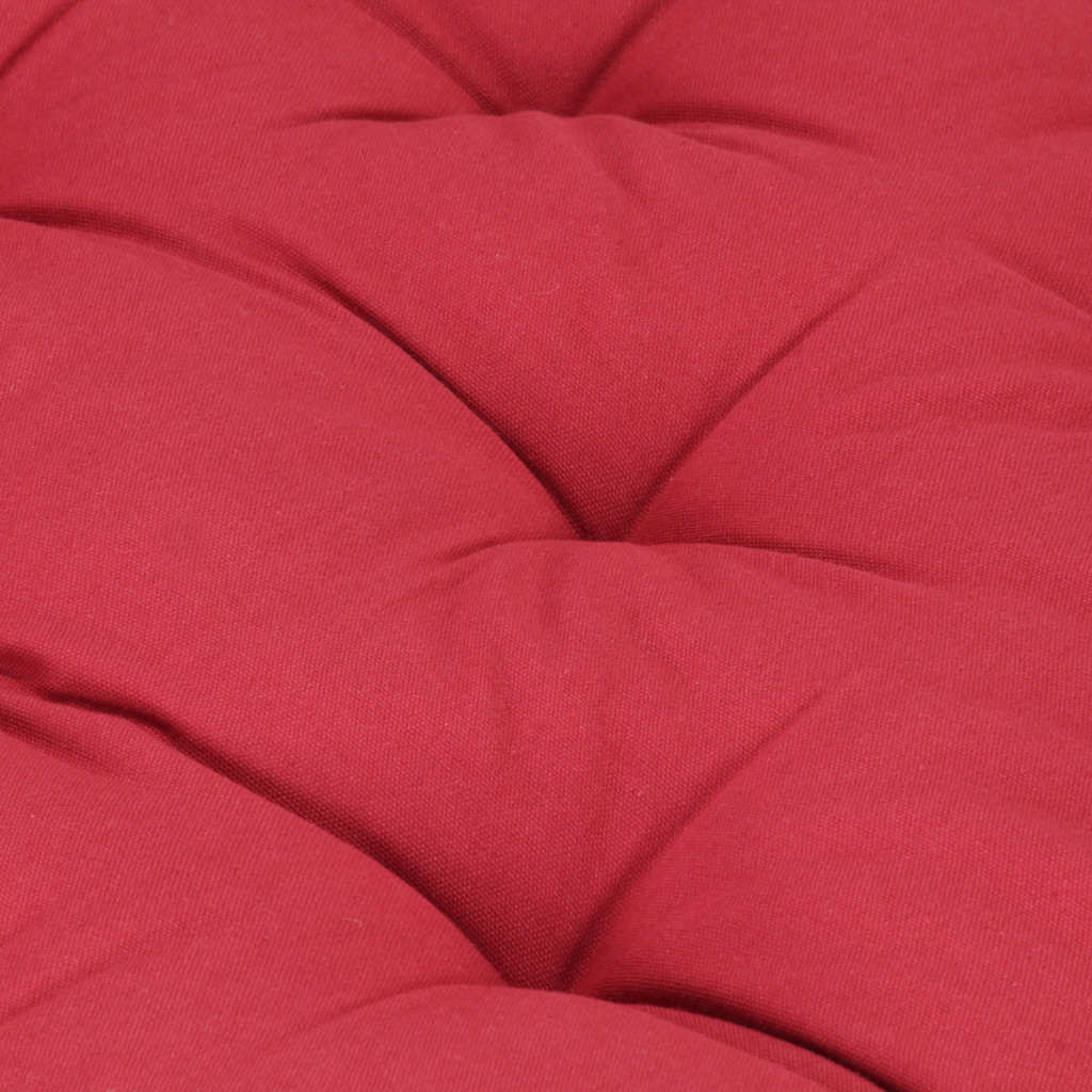 Μαξιλάρα Δαπέδου / Παλέτας Μπορντό 120 x 80 x 10 εκ. Βαμβακερή