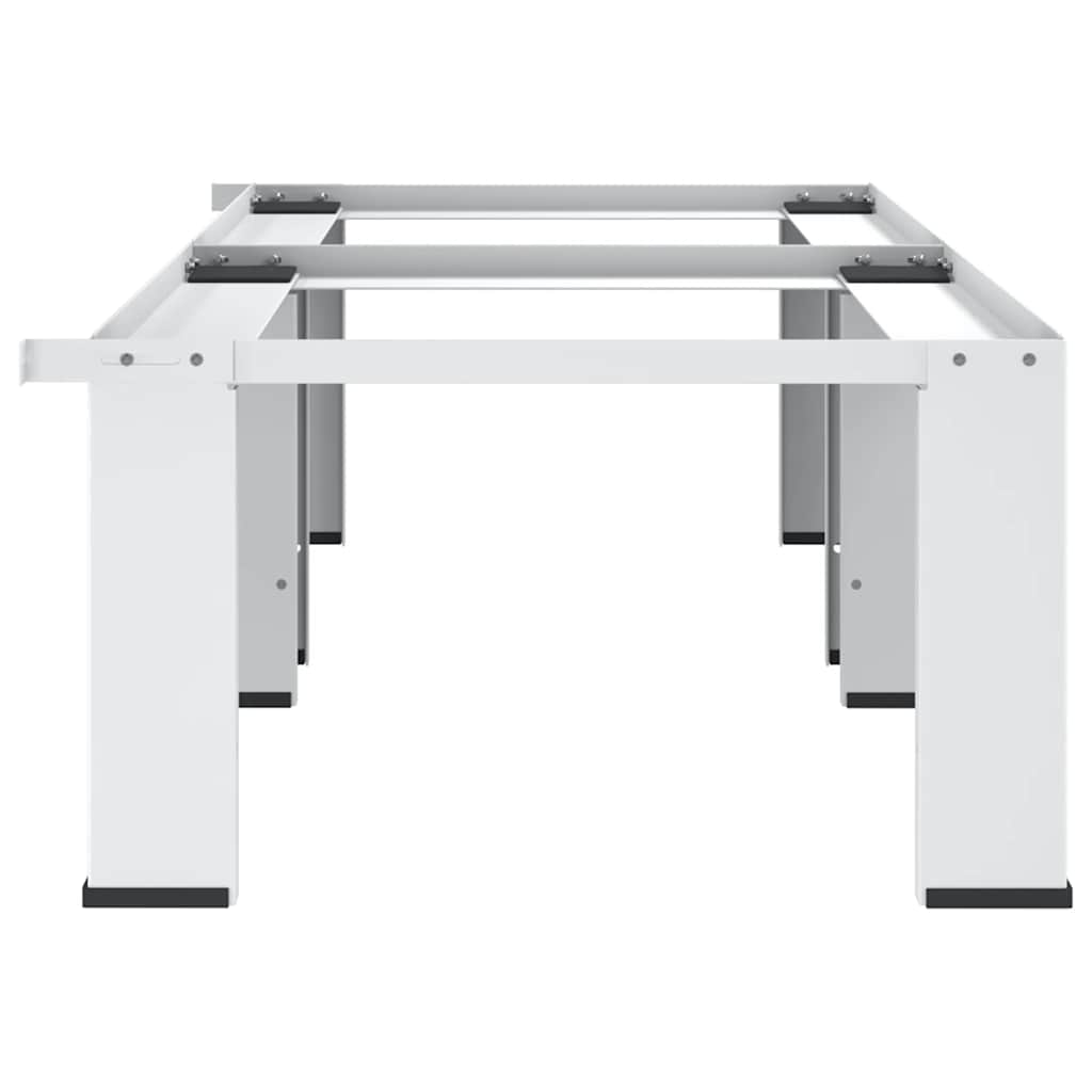 Βάση Πλυντηρίου Ρούχων και Στεγνωτηρίου Διπλή Λευκή - Pakobazaar