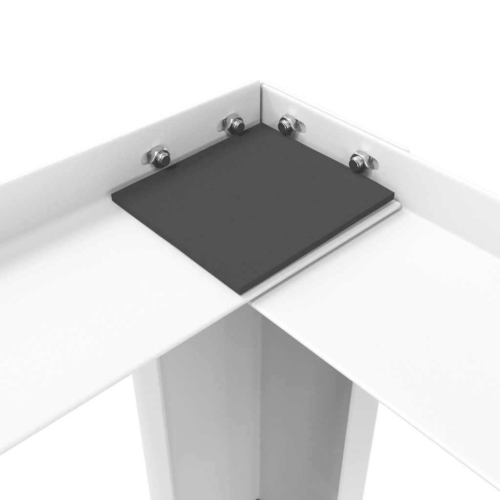 Βάση Πλυντηρίου Ρούχων και Στεγνωτηρίου Διπλή Λευκή - Pakobazaar