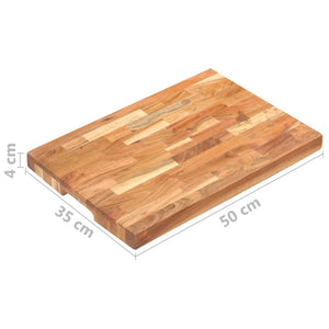 Επιφάνεια Κοπής 50 x 35 x 4 εκ. από Μασίφ Ξύλο Ακακίας - PAKOBAZAAR