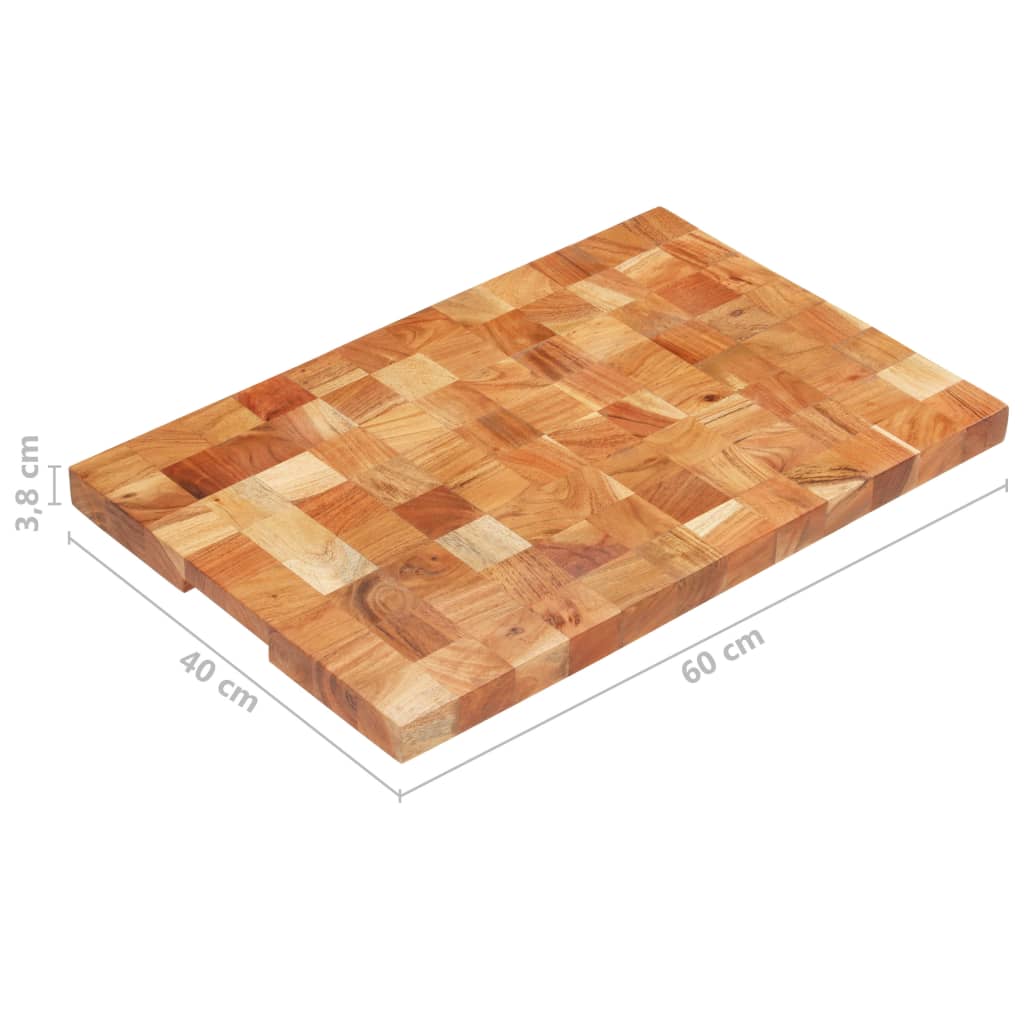 Επιφάνεια Κοπής 60 x 40 x 3,8 εκ. από Μασίφ Ξύλο Ακακίας - PAKOBAZAAR