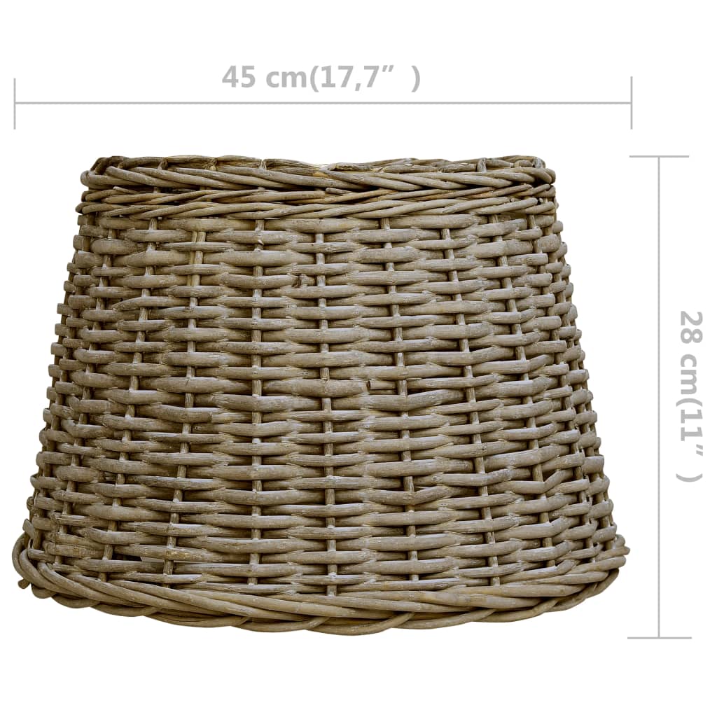 Καπέλο Φωτιστικού Καφέ 45 x 28 εκ. από Wicker