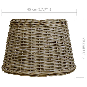 Καπέλο Φωτιστικού Καφέ 45 x 28 εκ. από Wicker