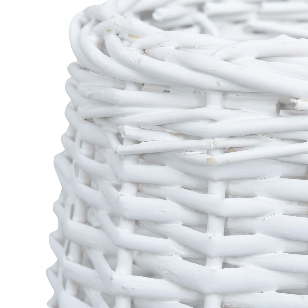 Καπέλο Φωτιστικού Λευκό 25 x 17 εκ. από Wicker - PAKOBAZAAR