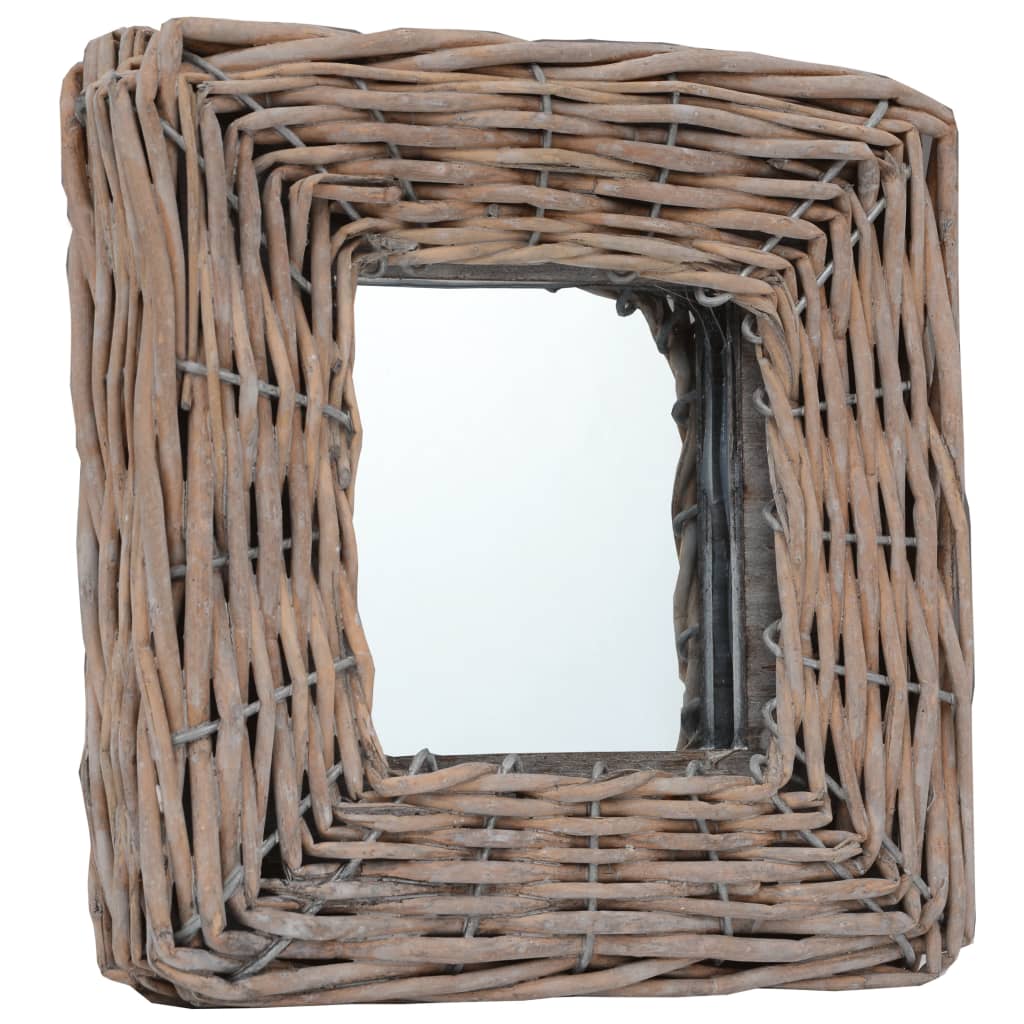 Καθρέφτες 3 τεμ. 15 x 15 εκ. από Wicker - Pakobazaar