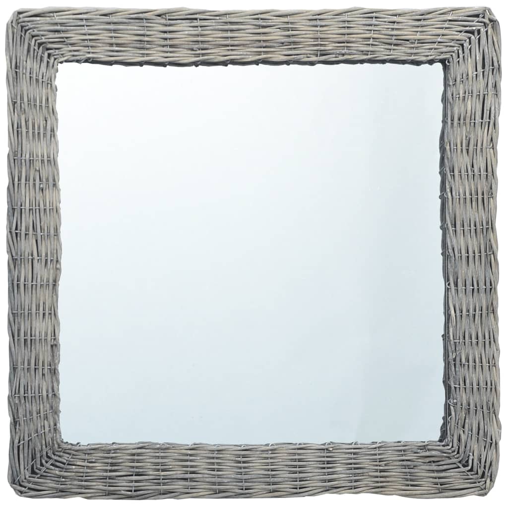 Καθρέφτης 50 x 50 εκ. από Wicker - PAKOBAZAAR