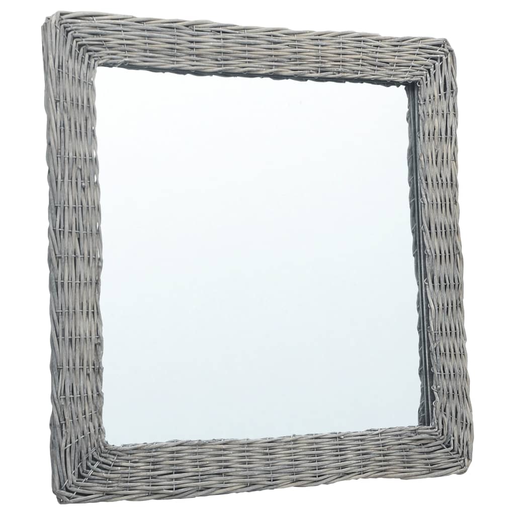 Καθρέφτης 60 x 60 εκ. από Wicker - Pakobazaar