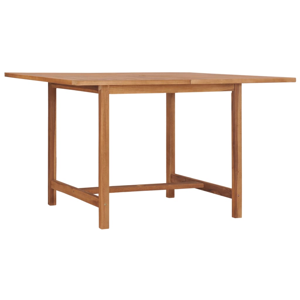 Τραπέζι Κήπου 120 x120 x 75 εκ. από Μασίφ Ξύλο Teak