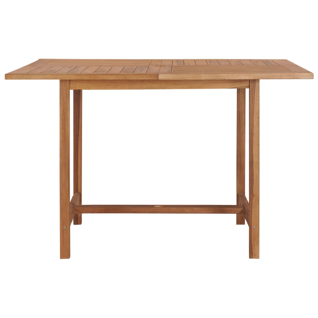 Τραπέζι Κήπου 120 x120 x 75 εκ. από Μασίφ Ξύλο Teak