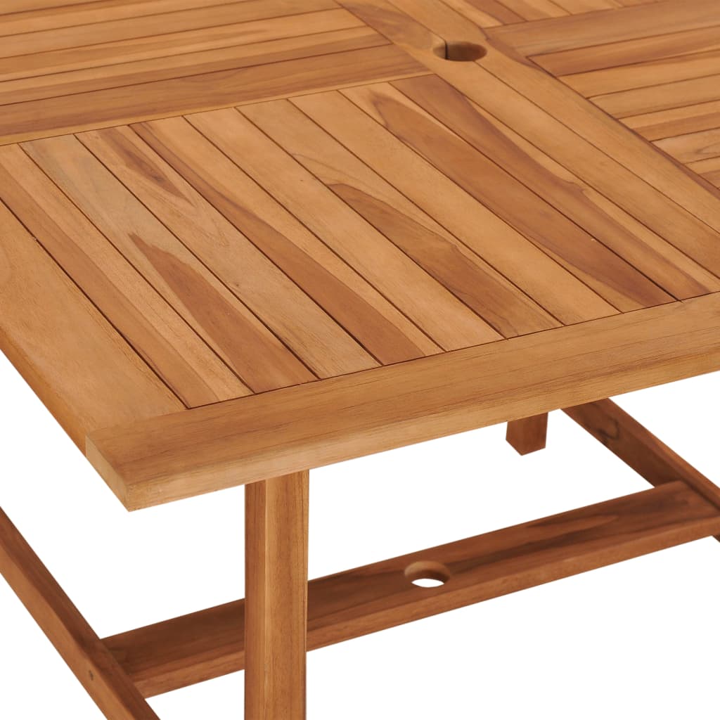 Τραπέζι Κήπου 120 x120 x 75 εκ. από Μασίφ Ξύλο Teak