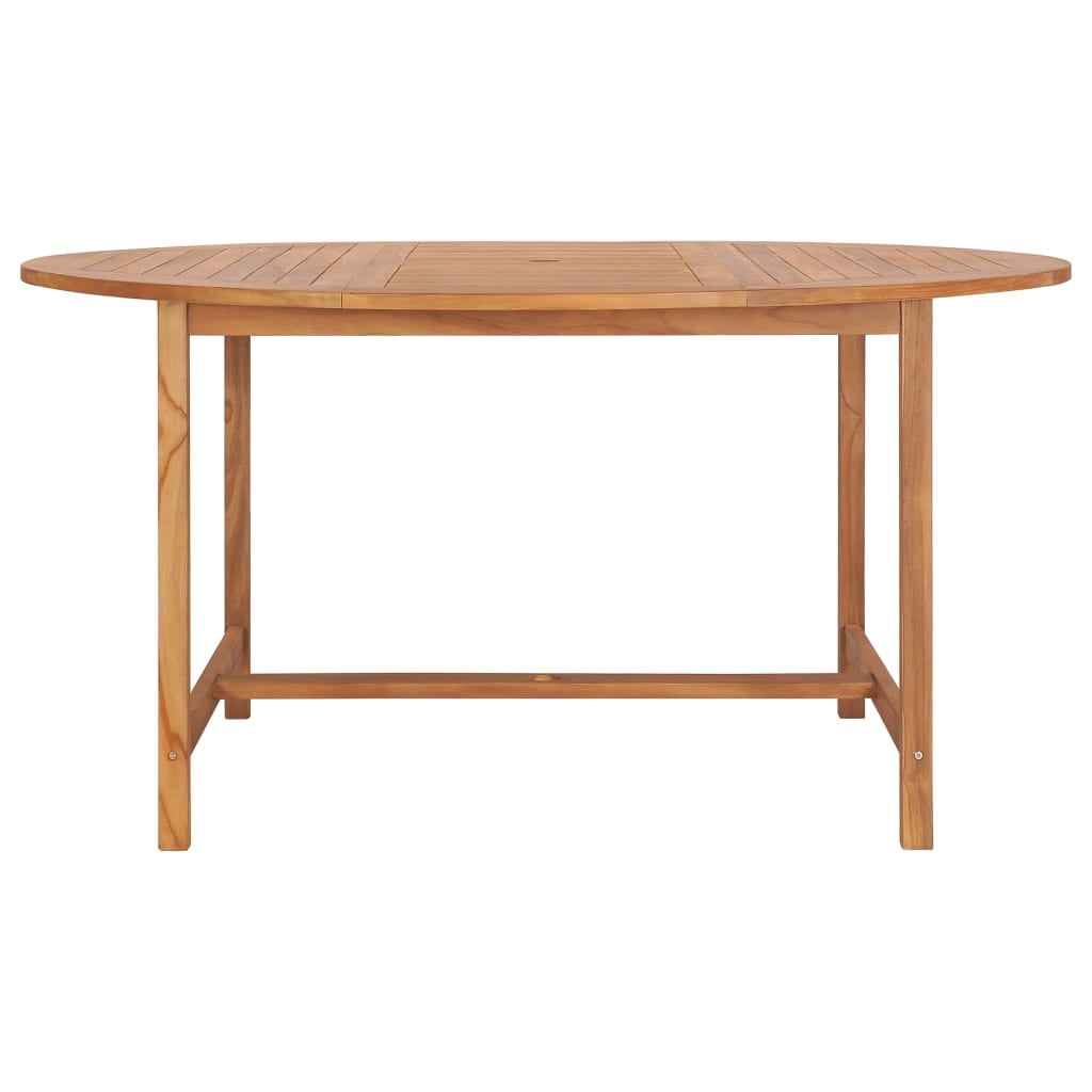Τραπέζι Κήπου 150 x 76 εκ. από Μασίφ Ξύλο Teak