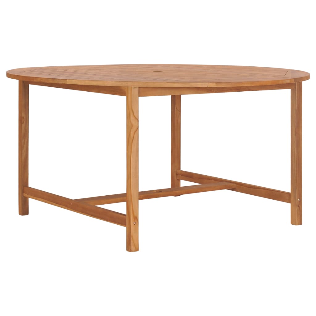 Τραπέζι Κήπου 150 x 76 εκ. από Μασίφ Ξύλο Teak
