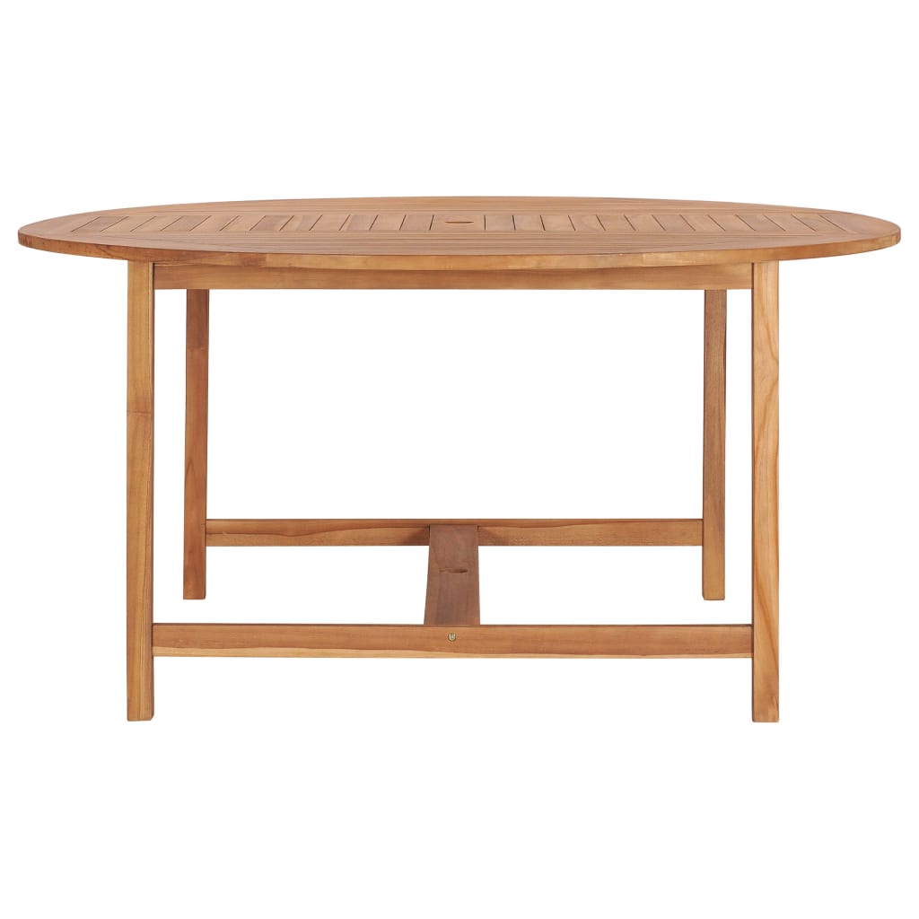 Τραπέζι Κήπου 150 x 76 εκ. από Μασίφ Ξύλο Teak