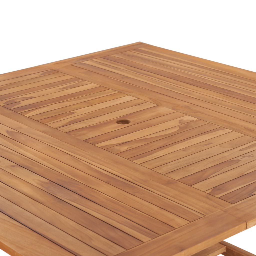 Τραπέζι Κήπου 150 x 150 x 76 εκ. από Μασίφ Ξύλο Teak - Pakobazaar