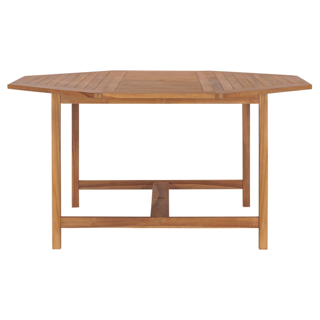 Τραπέζι Κήπου 150 x 150 x 75 εκ. από Μασίφ Ξύλο Teak - Pakobazaar