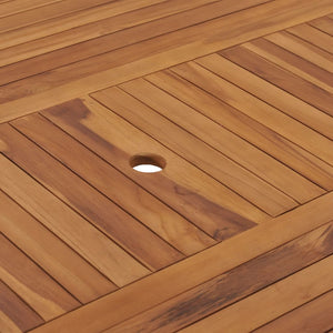 Τραπέζι Κήπου 150 x 150 x 75 εκ. από Μασίφ Ξύλο Teak - Pakobazaar