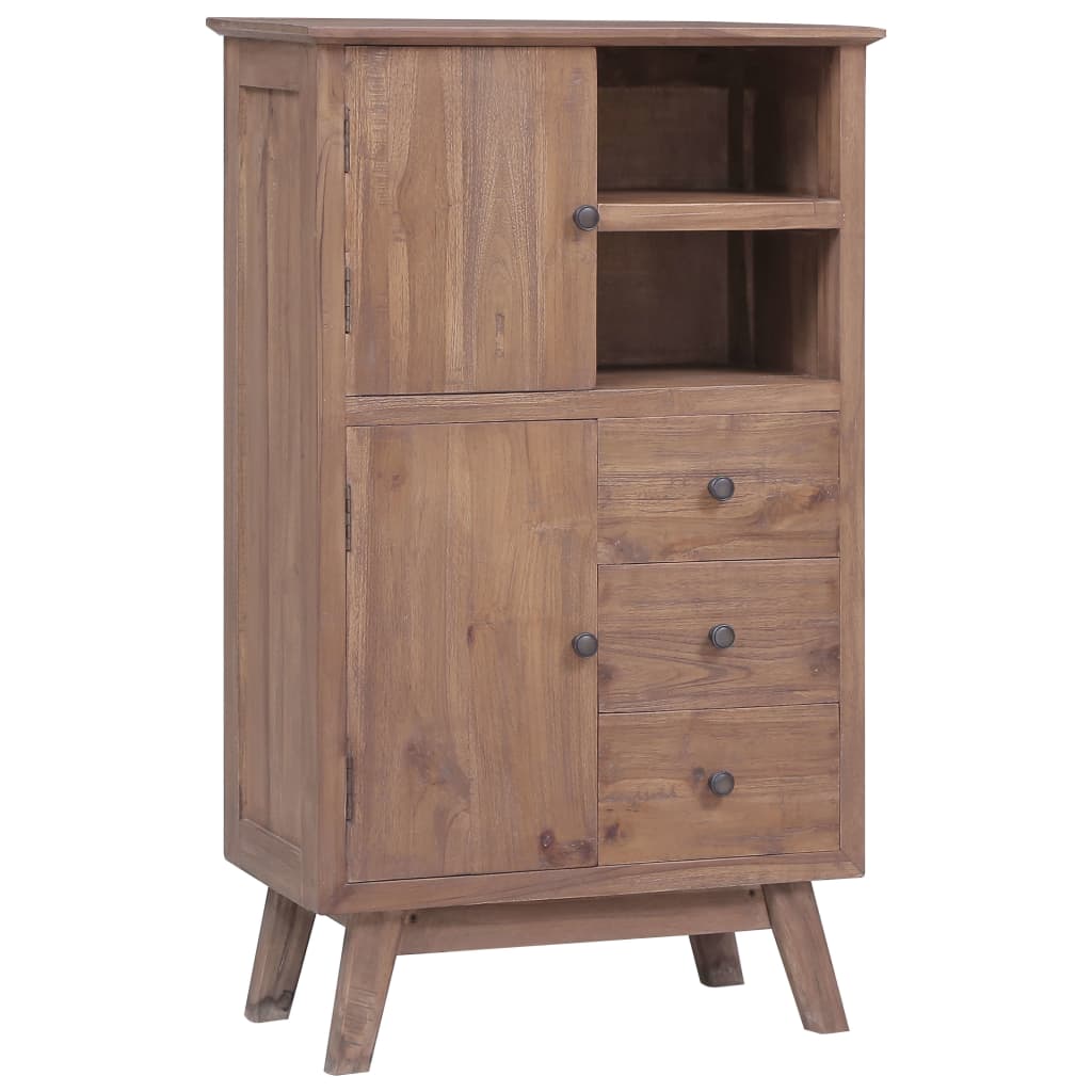 Ψηλός Μπουφές 60 x 30 x 100 εκ. από Μασίφ Ξύλο Teak
