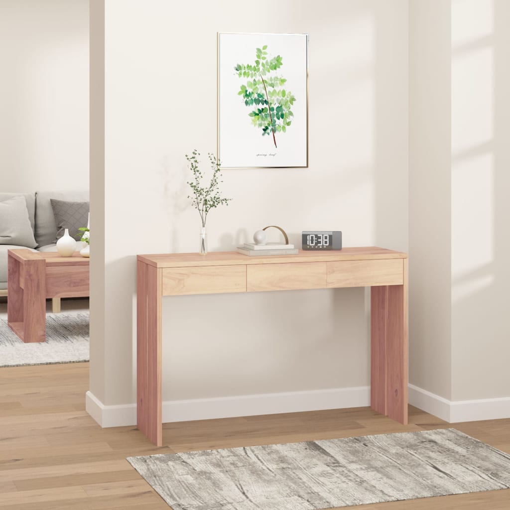 Τραπέζι Κονσόλα 110 x 35 x 75 εκ. από Μασίφ Ξύλο Teak - Pakobazaar