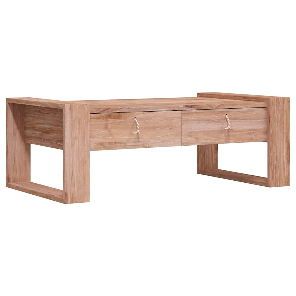 Τραπεζάκι Σαλονιού 110 x 60 x 40 εκ. από Μασίφ Ξύλο Teak - Pakobazaar