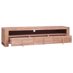 Έπιπλο Τηλεόρασης 140 x 30 x 35 εκ. από Μασίφ Ξύλο Teak