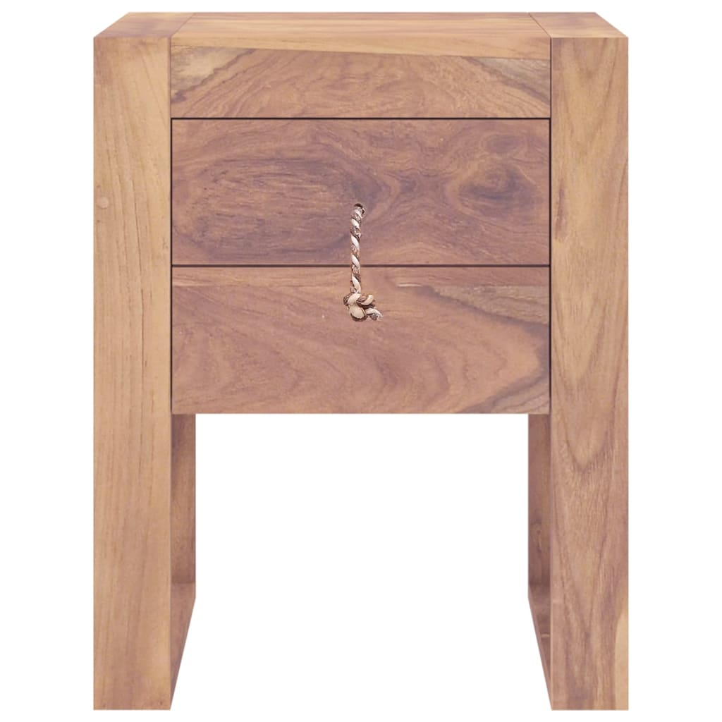 Κομοδίνο 40 x 30 x 50 εκ. από Μασίφ Ξύλο Teak - Pakobazaar
