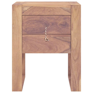 Κομοδίνο 40 x 30 x 50 εκ. από Μασίφ Ξύλο Teak - Pakobazaar