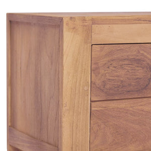 Κομοδίνο 40 x 30 x 50 εκ. από Μασίφ Ξύλο Teak - Pakobazaar