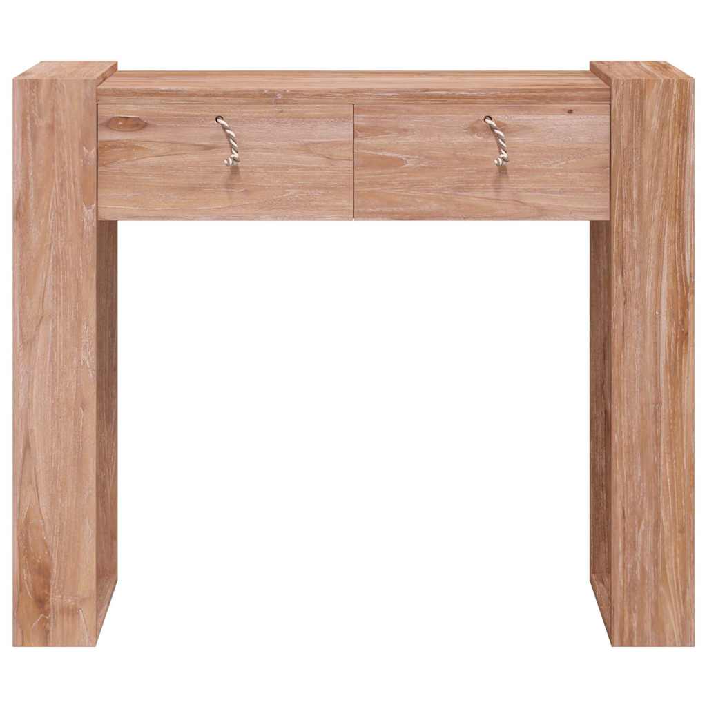 Τραπέζι Κονσόλα 90 x 35 x 75 εκ. από Μασίφ Ξύλο Teak